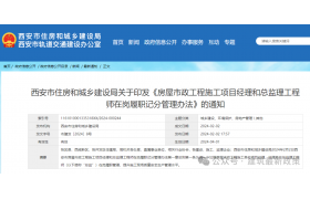 住建局：4月1日起，《项目经理和总监在岗履职记分管理办法》实施